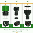 Garden Quick Connect Release Water Hose Fittings Plastic Connectors, Male &