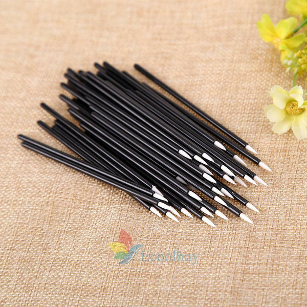 Disposable Liquid Eyeliner Brush Eye Lip Liner Make Up Applicator Wand 50pcs #A