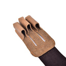 Archery finger protect glove 3 finger pull bow arrow leather shooting gloves Bj
