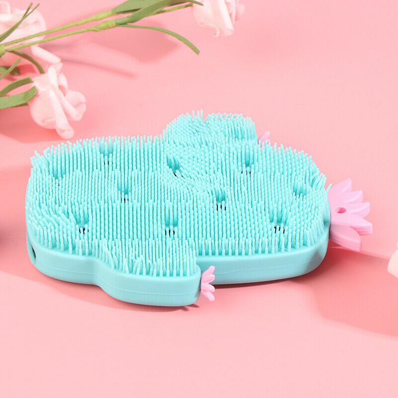 Cactus Silicone Bath Brush Massage Sponge Bath Scalp Massage Hair Washing Co Kw