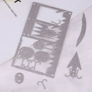 22 in 1 Multi Tool Card survival Camping Hiking Emergency Survival Card Kit OZ