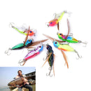 8X/Set 4.5cm 3.6g Cicada Bass Insect Fishing Lures Crank Bait Floating Tackle TO