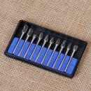 10pc Tungsten Steel Carbide Burr Tool Drill Bit Cutter Rotary File CNC Engraving