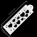 Hanging Heart Cake Stencil Fondant Designer Decorate Craft Cookie Baking Tool Z