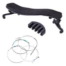 Professional Violin Shoulder Rest Rubber Damper Stainless Steel String Violin