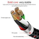 3 In 1 USB Fast Charging Cable Line Multifunction Cell Phone Charger Cord Pretty