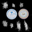 Jewellery Making Starter Kit Findings Elastic Cord Thread Silvery White