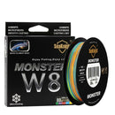 Seaknight Monster W8 Multicolor 300M Braided Pe Fishing Line 8 Strands Mult