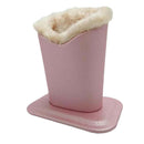 Anti scratch Plush Eyeglasses Holder Stand Protective Glasses Case  Pink