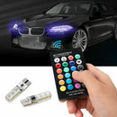 T10 5050 Remote Control Car Led Bulb 6 Smd Multicolor Li 501 Y3E1 Side Bulb B4Y2