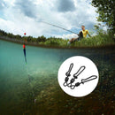 20pcs Carp Fishing Swivels with Quick Change Snap Clips Rolling Swivels