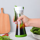 Portable Plastic Manual Mixing Stirring Bottle Juice Coffee Drinks Tea 300ml