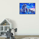 5D DIY Full Drill Diamond Painting White Tigers Cross Stitch Embroidery Kit