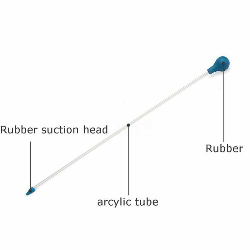 Acrylic Coral Feed Tube Liquid Fertilizer Add Reef Tank Fresh Water, 55Cm/2 R2H8
