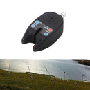 Electronic 2 LEDs Light Fish Bite Sound Alarm Alert Bell For Fishing Rod Adjust
