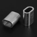 10 PCS 3mm Aluminium Alloy Wire Rope Ferrules