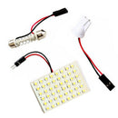 48 Smd Cob Led T10 4W 12V White Light Car Interior Panel Lights Dome Lamp B