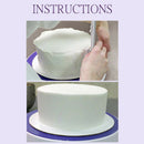 Stainless steel + plastic Cake Decorating Spatulas Cake Scrapers Pastry Cut