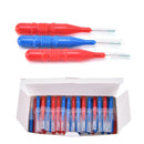 50X Clean Tooth Floss Head Hygiene Dental Plastic Interdental Brush ToothpickB&X