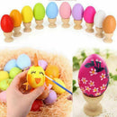 12Pcs Plastic Hanging Easter Egg 40X60Mm Easter Decoration For Home Kids Ch K3F8