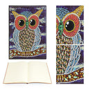 DIY Owl Special Shaped Diamond Painting 50 Pages A5 Sketchbook Drawing Book
