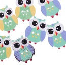 Owl 2Hole Wooden Buttons DIY Decor Child Clothes Sewing Buttons ScrapbookingBX