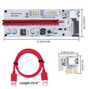 Latest VER008S 0.6M USB 3.0 Cable Professional mining PCI-E Express PCI-E 1 Q6K6
