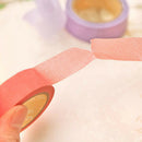 10x Rainbow Washi Sticky Paper Masking Adhesive Decorative Tape Scrapbookin