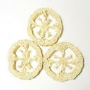 4-6Cm Wide 50Pcs/Lot Natural Loofah Slice Diy Customize Soap Tools,Cleaner, V9A1