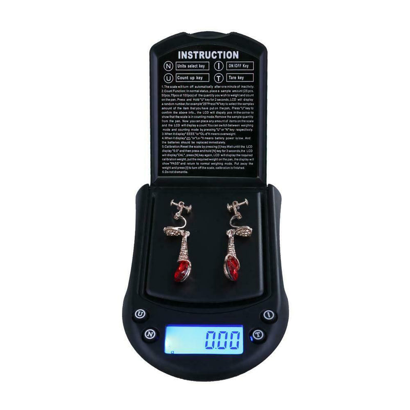 200gx0.01g Mini Pocket Size Precise Electronic Diamond Jewelry Scale A