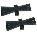 2 Pcs Dovetail Marker, Hand Cut Wood Joints Gauge Dovetail Guide Tool with