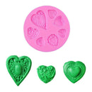 DIY soft candy making mold Heart Shape Cake Decor Chocolate Baking Mould I1G7