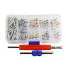 102pcs Car R12&R134 A/C System Air Conditioner Schrader Valve Core Tool Kit