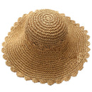 Korean Version Sun Hat For Women Holiday Straw Hat Female Summer Big Brim H