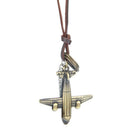 Retro Long Men And Women Sweater Chain Childlike Bronze Passenger Aircraft  T5Z8