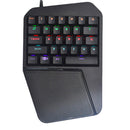 USB Wired RGB Gaming Keyboard 29 Keys Professional Single Hand Keypad