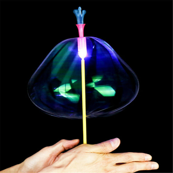 Rainbow Magic Stick Wand LED Bubble Flower Colorful Shining LigLJ Wand SticE3CU
