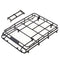 Car Roof Rack Luggage Carrier Black for MN90 D90 1/12 RC Pickup Truck Body Part