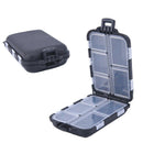 10Fishing LureCompartments Storage Case Box Plastic Fish Lure Bait Tackle Box 3C