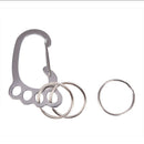 Cute Keychain Key Ring Hook Outdoor Camping Hiking Buckle Carabiner Key Holder