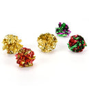10pcs mylar crinkle balls interactive sound ball cat toys funny 3C