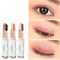 Novo Double Color Eyeshadow Stick Stereo Gradien Shimmer Color Eye Shadow C