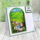Christmas Decor Stamp Scrapbook Album Embossing Metal Frame Cutting Die (A) A
