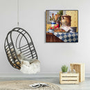 5D DIY Full Drill Diamond Painting Teapot Cross Stitch Embroidery Craft