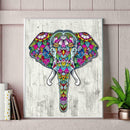 5D DIY Special Shape Diamond Painting Folk Elephant Cross Stitch Embroidery