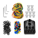 Soft Tattoo Grommets Nipples O-rings Ink Cups Caps 9 Holes Tattoo Pen Stand