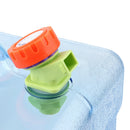 Outdoor Plastic Camping Travel Car Water Bucket Water Carrier Canister 8L Clear