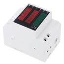 AC 200-450V power meter DIN rail type digital display ammeter voltmeter V4U2