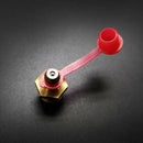 50pcs Grease Nipples Protection Cap Lubrication Nipple Dust Cap Red