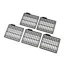 5Pcs Hair Rig Extender Boilie Stops Pellet Carp Coarse Fishing Tackle Black